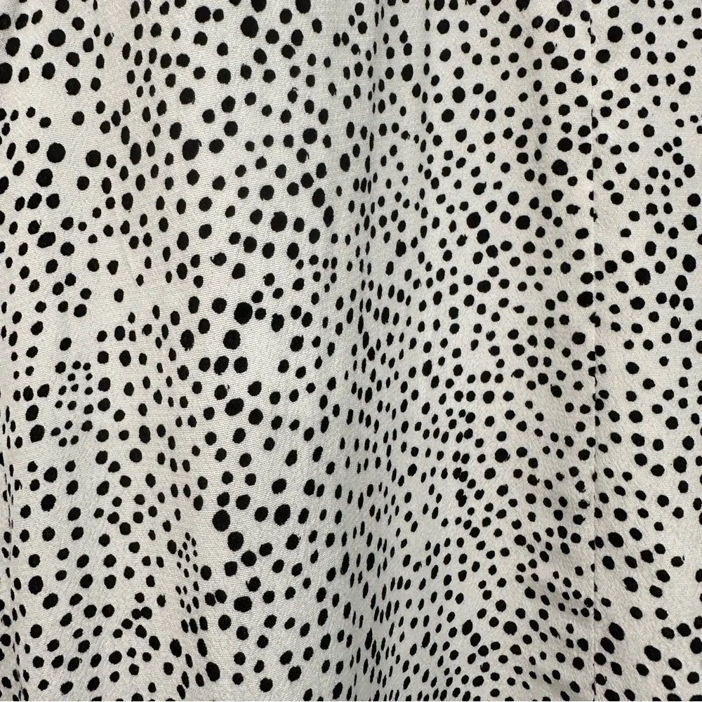 & Other Stories Polka Dot Midi Dress Puff Sleeves White Size 6 NWT Retail $119 - Picture 6 of 8